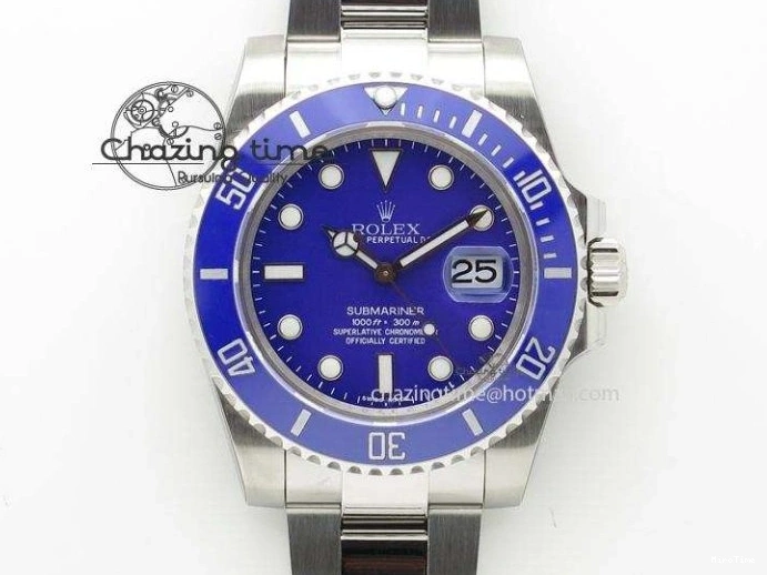 MiroTime 0215 Elegant Daytona 116519 OXF Best Edition Blue Dial on Blue Leather Strap A 3073